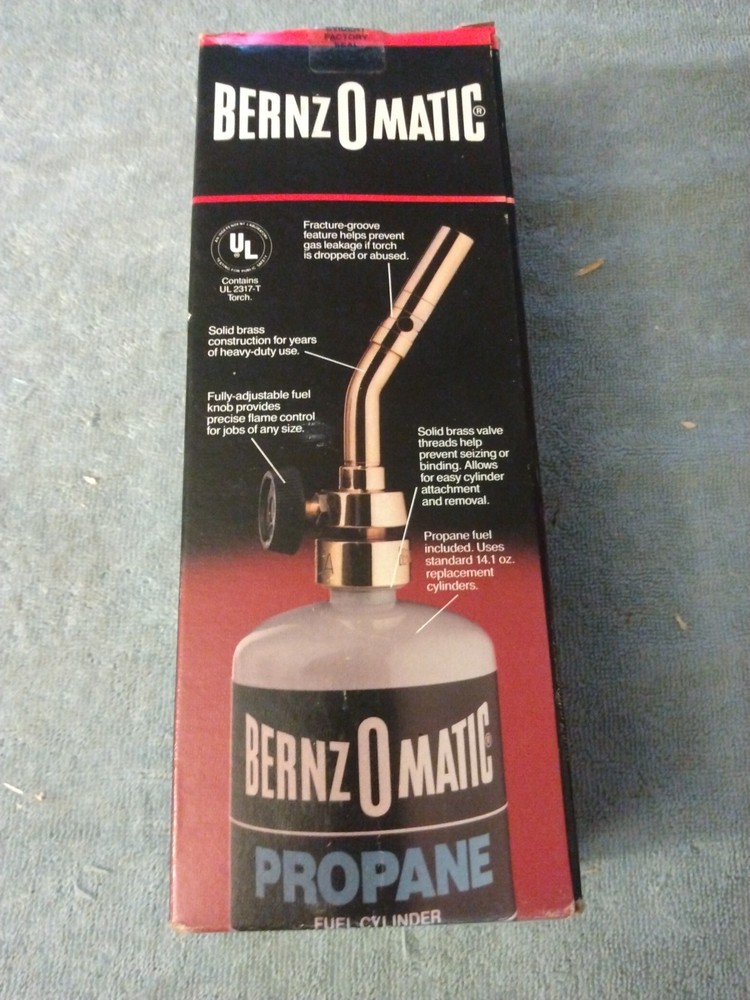 Bernz0matic Solid Brass 2-piece Propane Torch Kit USA 🇺🇸