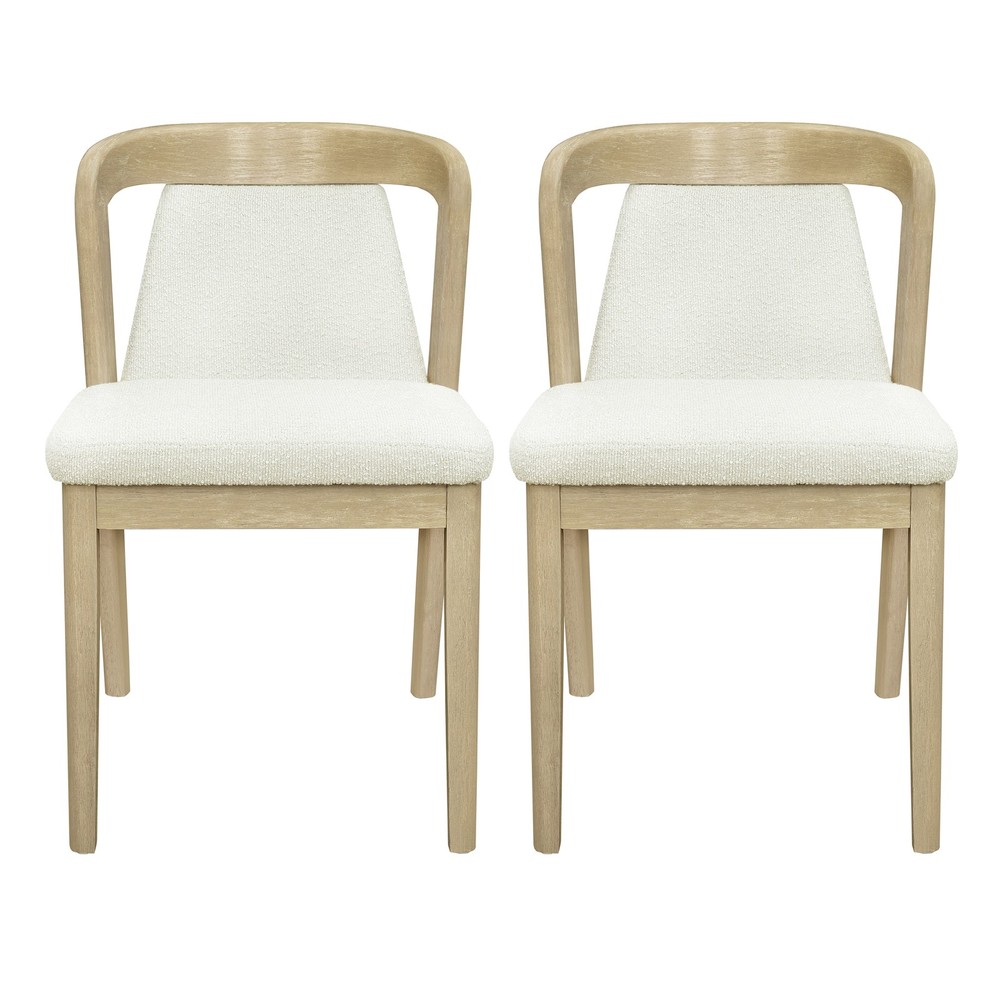 Upholstered Backrest Armless Dining Chairs