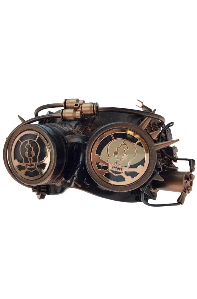 Steampunk Wasteland Watchman Mask (Copper)