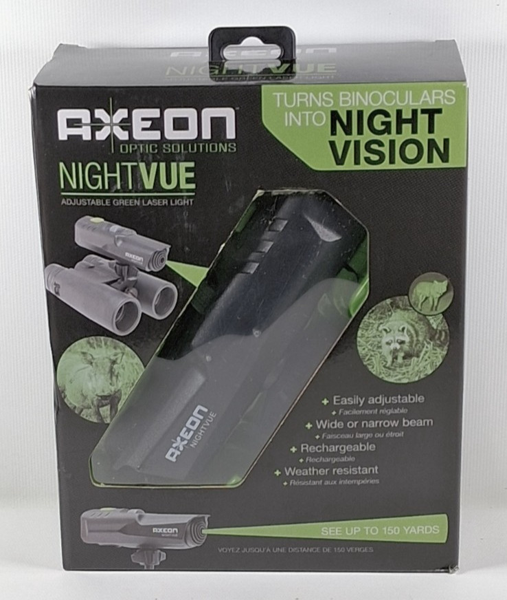 AXEON NIGHTVUE ADJUSTABLE GREEN LASER LIGHT FOR BINOCULARS
