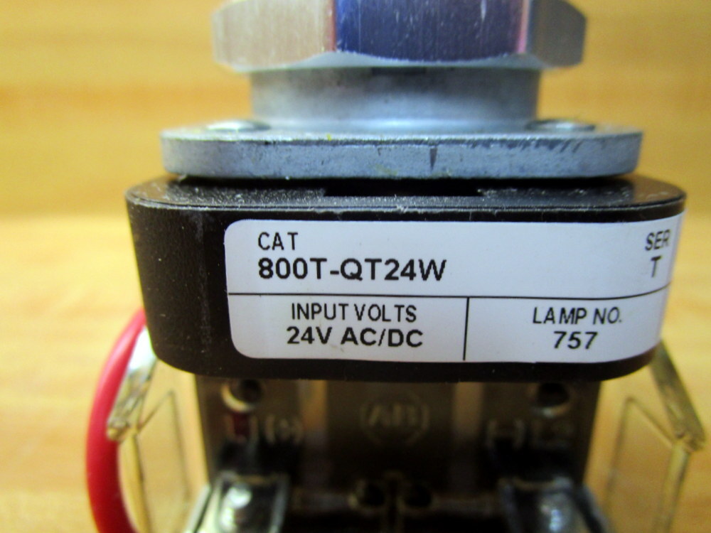 Allen Bradley 800T-QT24W Pilot Light 800TQT24W