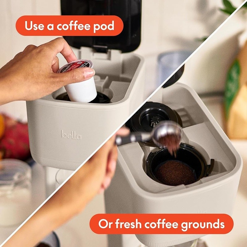 Single Serve Coffee Maker Adjustable Brew Height Compact Design Easy Cleanup New