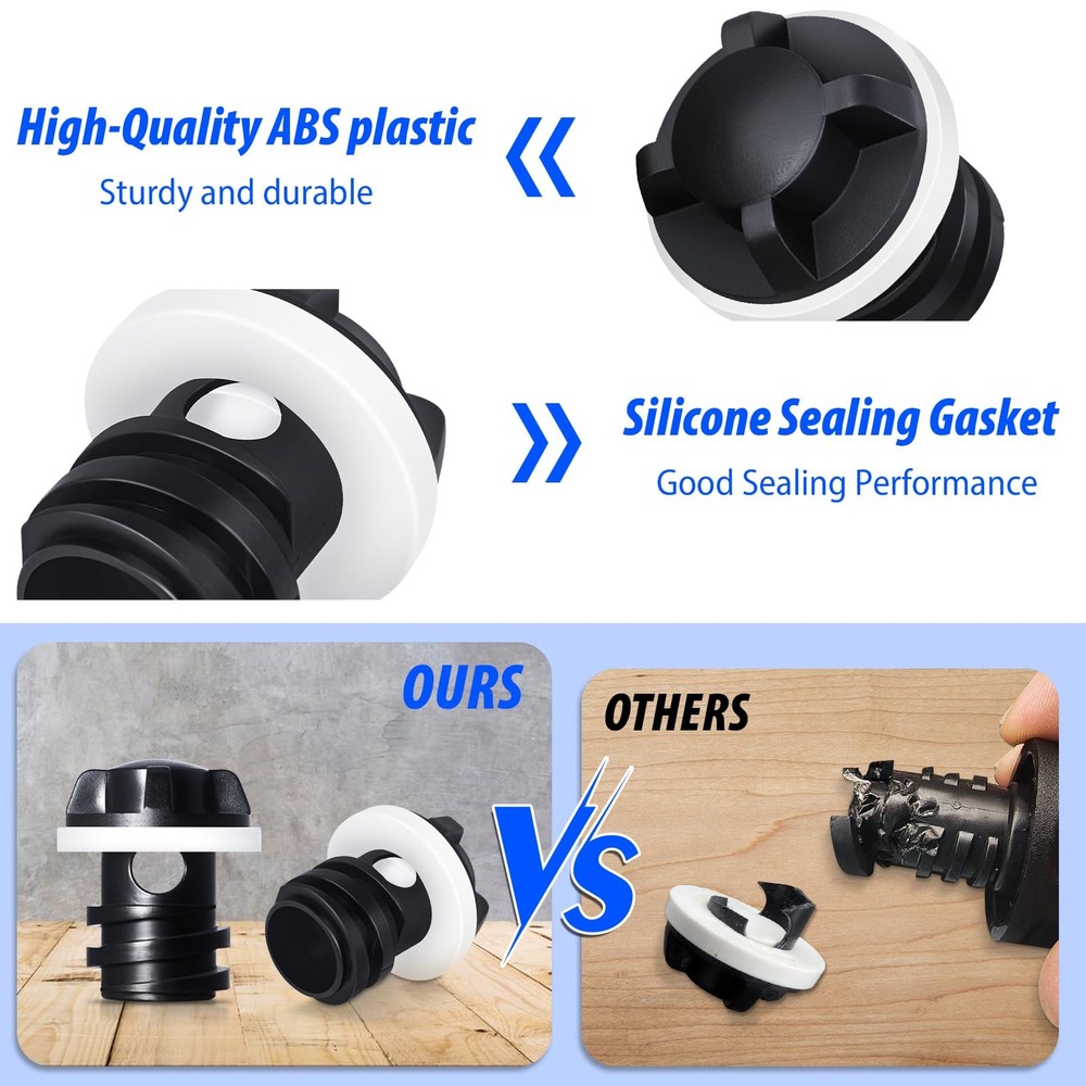 Keep Your Cooler Sealed - 2 Pack Yeti Drain Plug Replacements