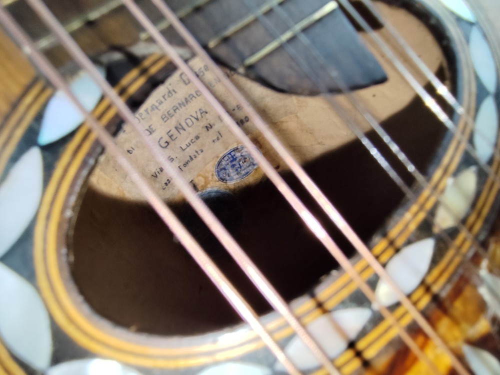 Mandolin 4/4 By Bernardi Giuseppe Genoa 1880 曼陀林 만돌린マンドリン