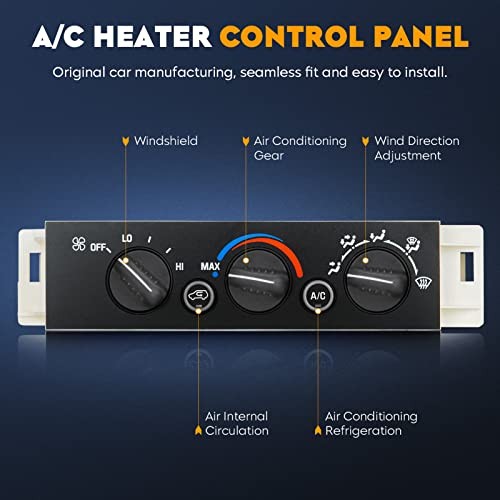A/C Heater Climate Control Module Panel for 96-20 Chevy GMC C1500 C2500 C3500