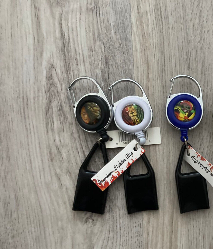 Lighter Leash, Retractable With Key/Clip - Pack of 3