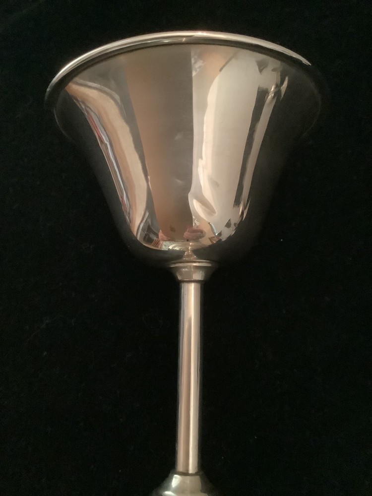 The Merrill Shops Sterling 8 GOBLETS - mono "S"