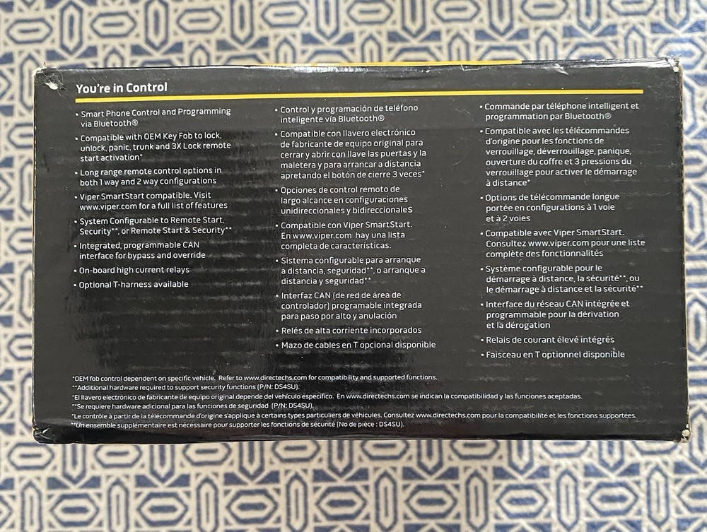 Viper DS4 2-Way Digital Remote Start System