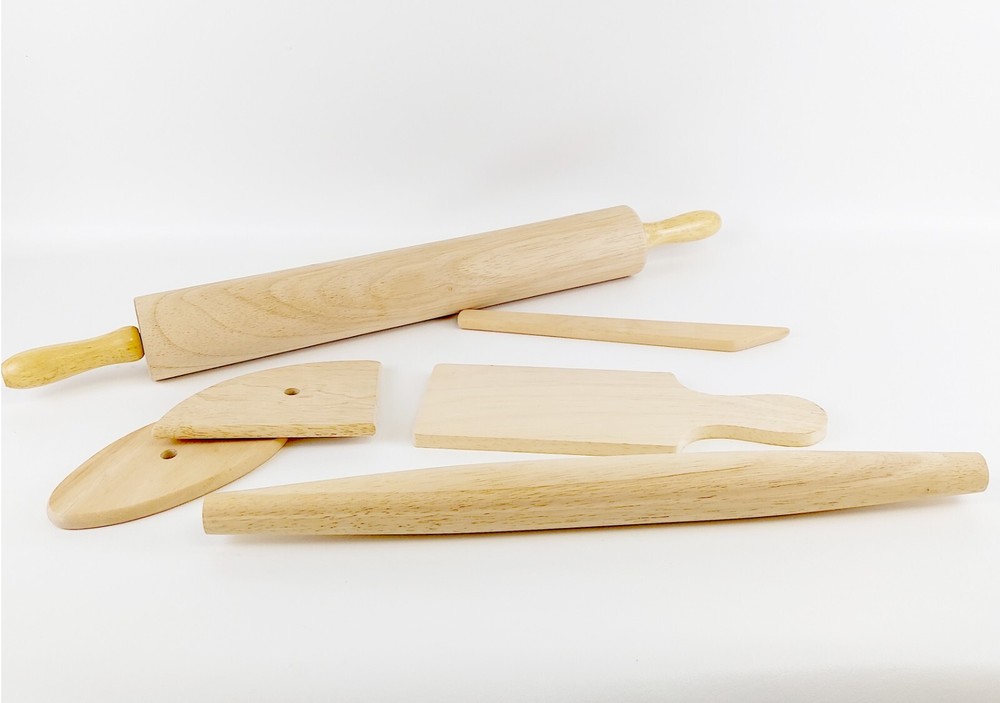 Wooden Pottery Tool Lot