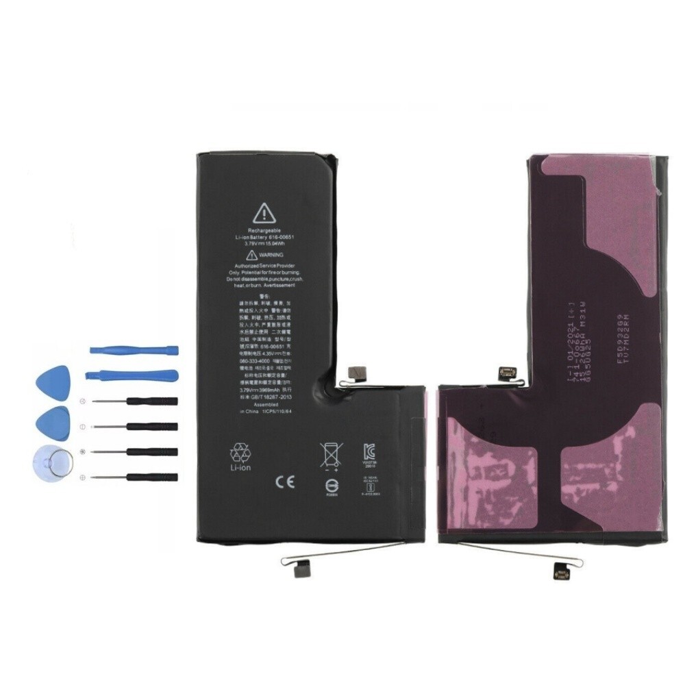 Internal Battery For Apple iPhone 11 Pro Max 3969mAh Replacement Tools Adhesives