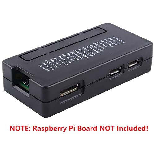 Pi Zero 2 W Case/Zero W Case, 7 in 1 Basic Starter Kit with 20Pin GPIO Black