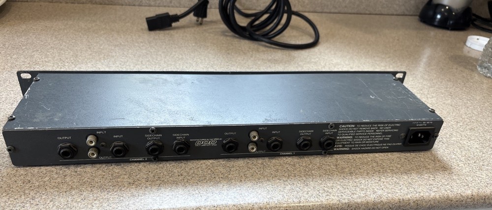 Rack Mount DOD 866 Series II 2 Channel Gated Compressor Limiter