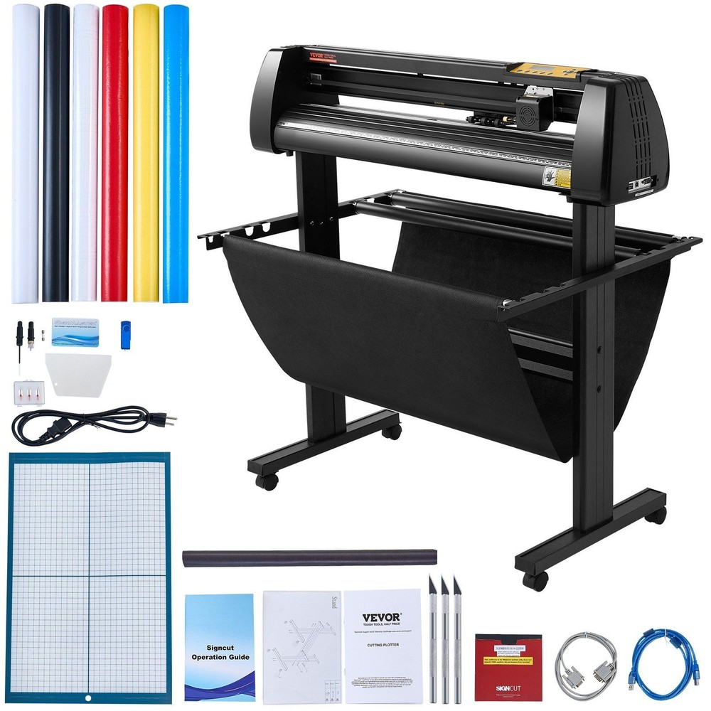 34in LCD Vinyl Cutter & Plotter with Signmaster Software & Tools