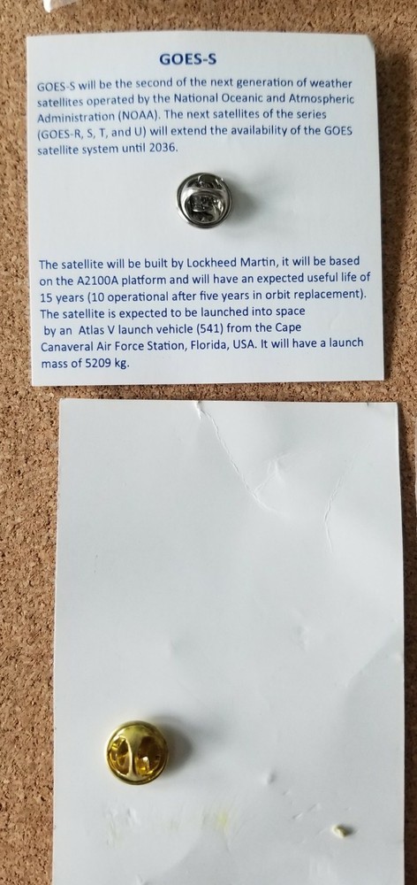 Launch Services Program NASS 4 Pin & 2 Rocket Pins