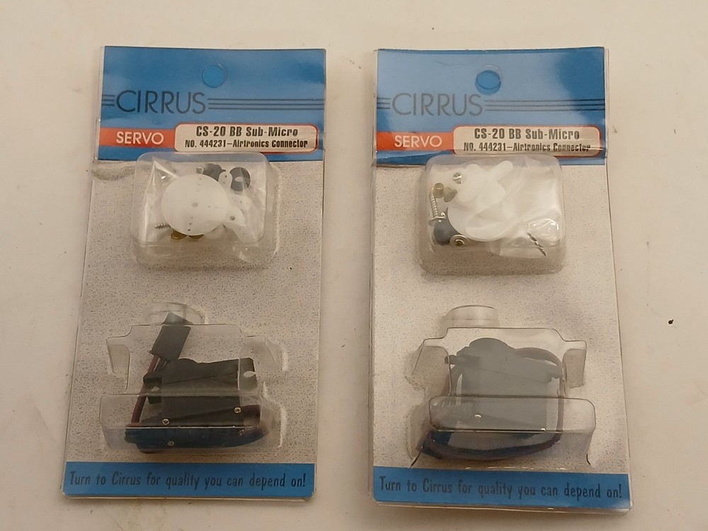 CIRRUS  CS-20 BB Molecular Micro SERVOS AIRTRONICS Connector. 2 PACK