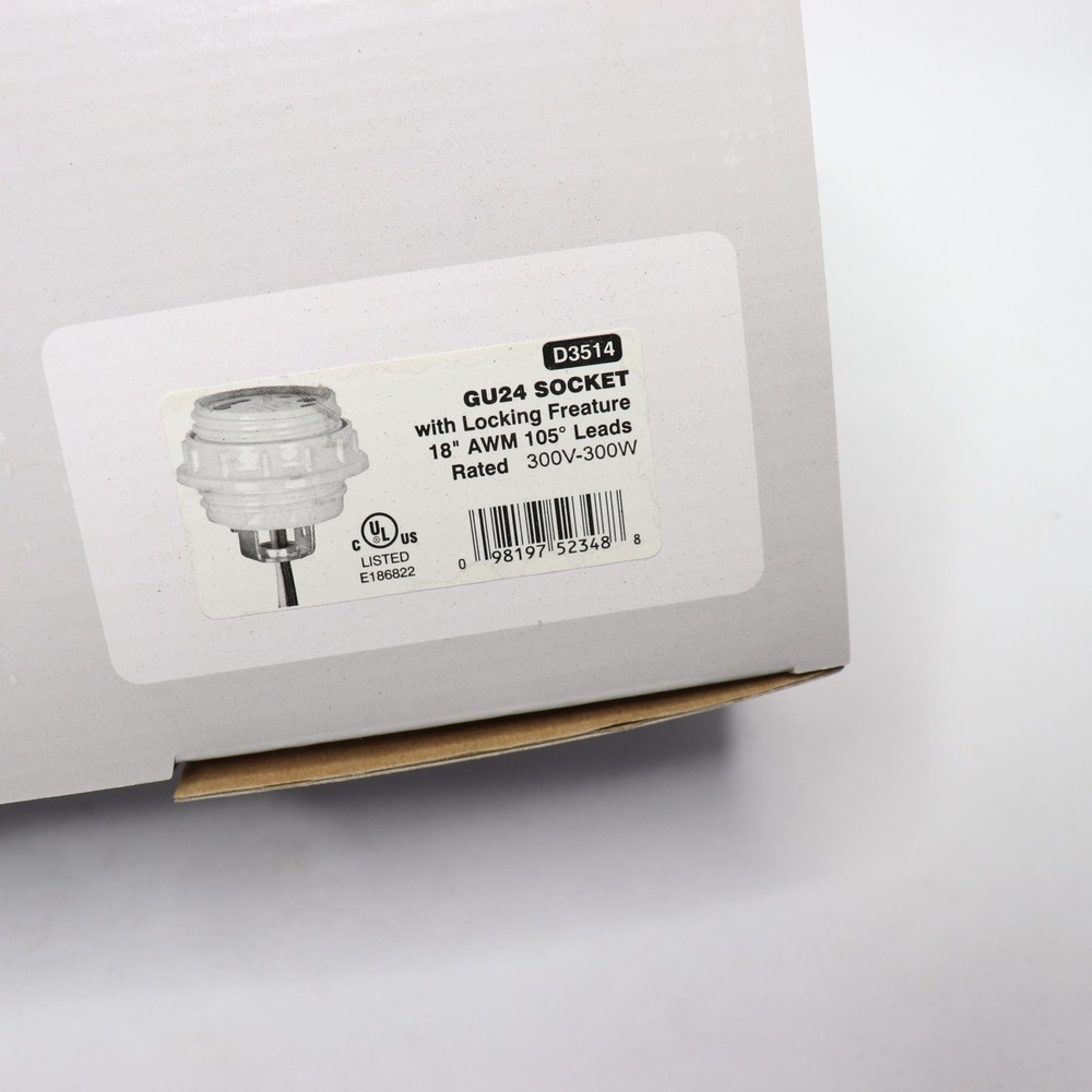 (10-Pk) ADL Socket with Threads GU24 D3514