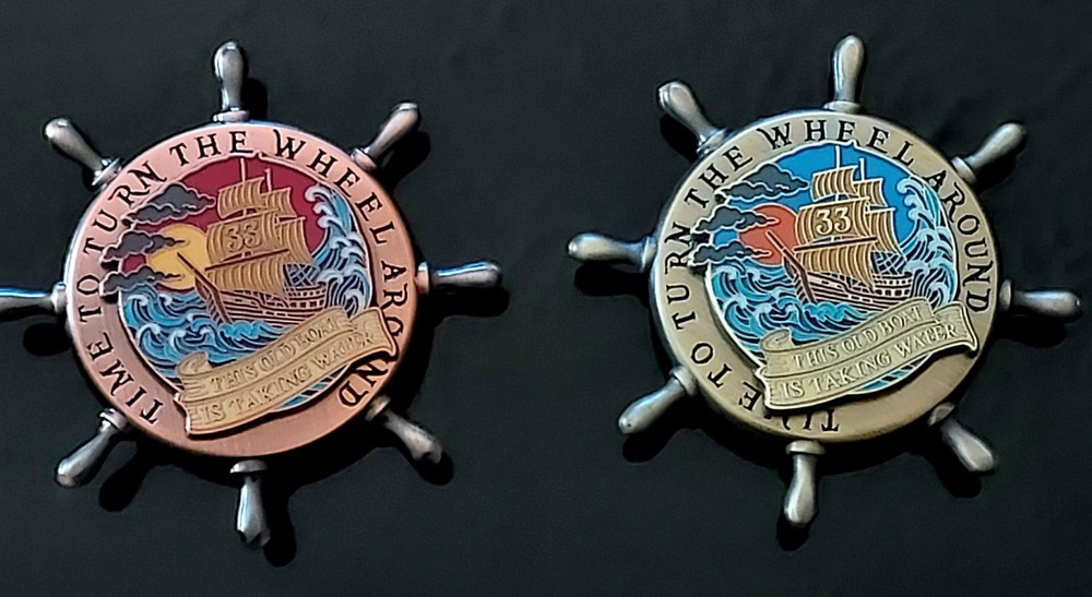 Billy Strings Spinner pin, LE50 Copper