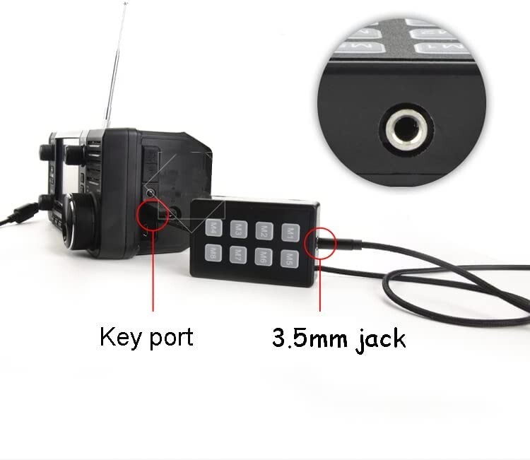 External Keypad for ICOM Transceivers for IC-705 IC-7610