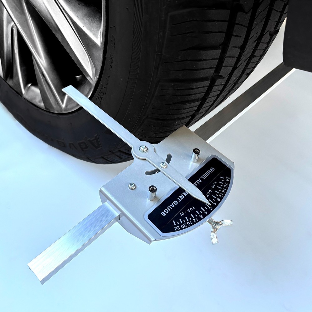 Wheel Alignment Front End Toe Gauge and Magnetic Strut Alignment Level Tool