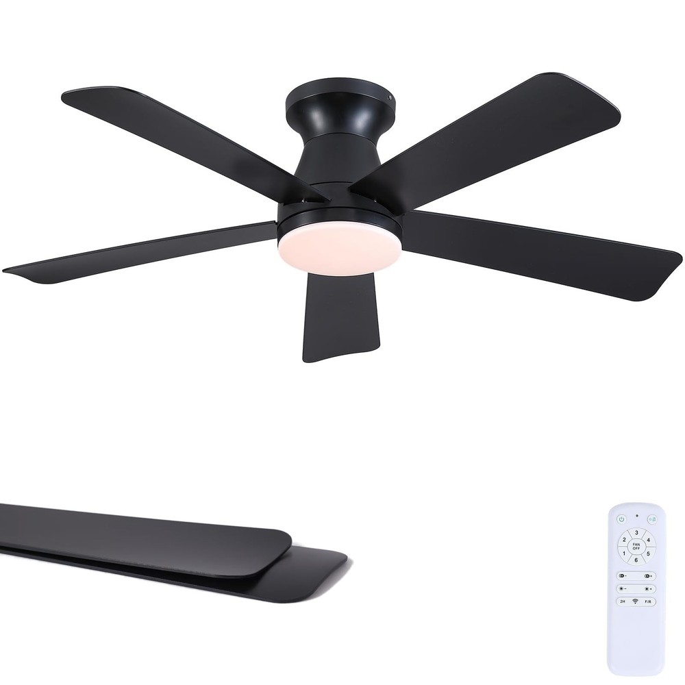 Goniyado 46" Ceiling Fan Light Remote Dimmable