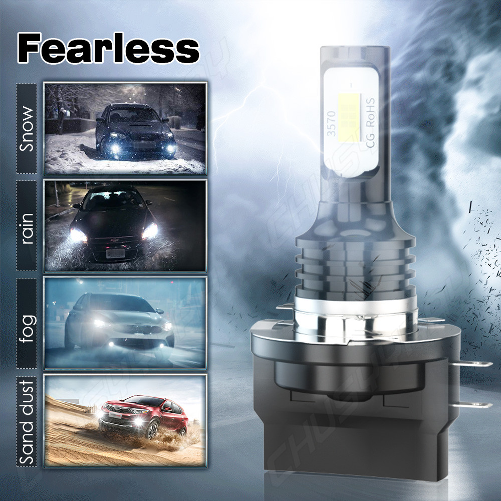 H11B LED Headlight Bulbs Conversion Kit High and-Low Beam-White Super Bright+