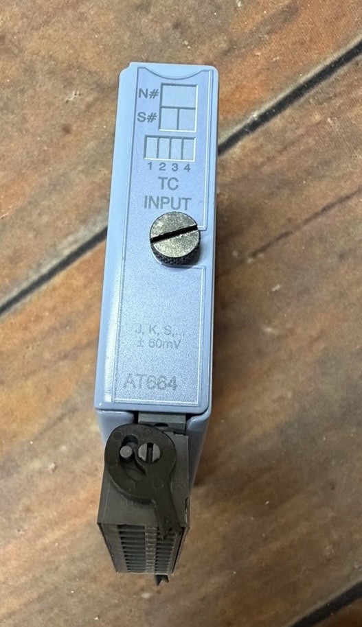 B&R Automation 7AT664.70 4-Input Thermocouple Analog Input Module