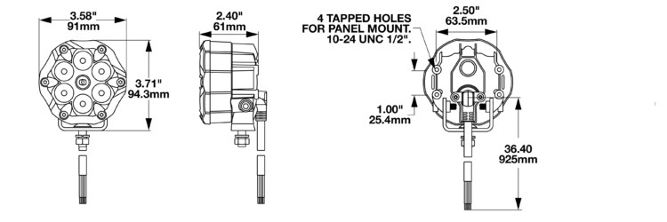 J.W. Speaker 0557833 Trail 6 LIGHTS UTILITY