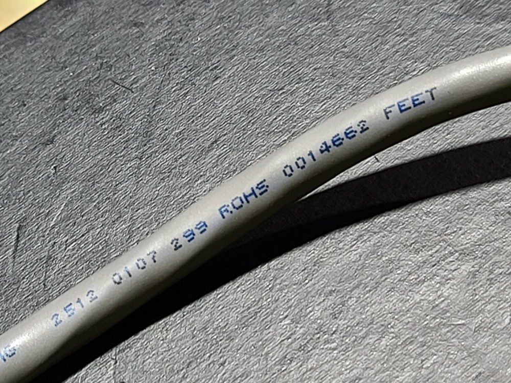 Belden 9542 24/20C EIA RS-232 Shielded Computer/Instrumentation Cable Gray /5ft