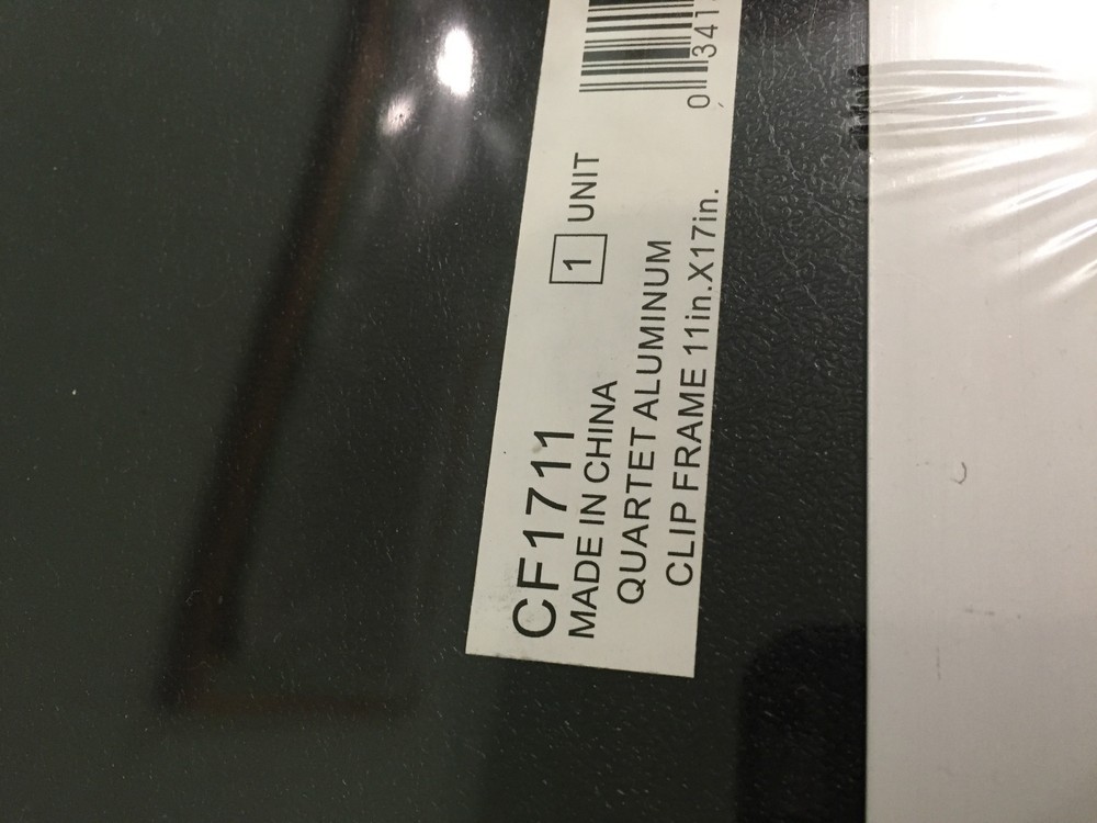 Quartet Clipdown Display Frame 03857 CF1711 Improv Series