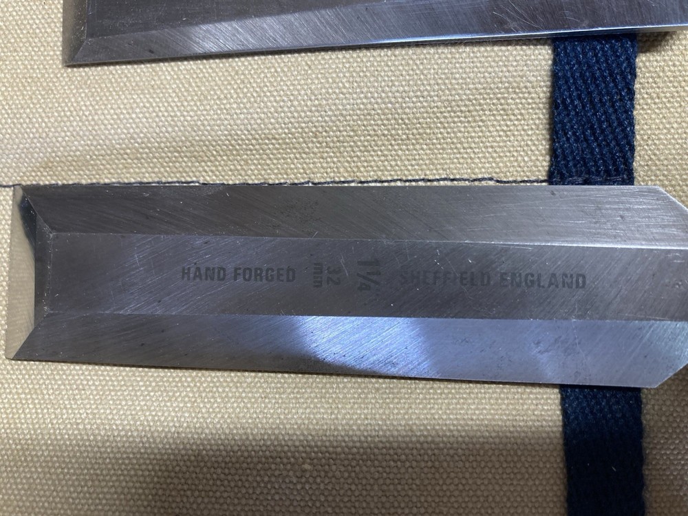 9 Piece Hand Forged Marples Chisel Set