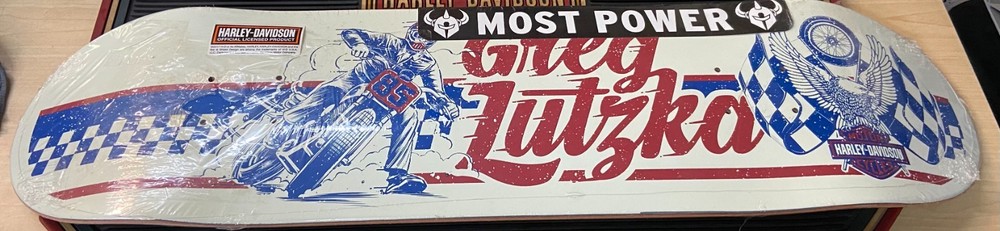 New Darkstar Harley-Davidson skateboard deck
