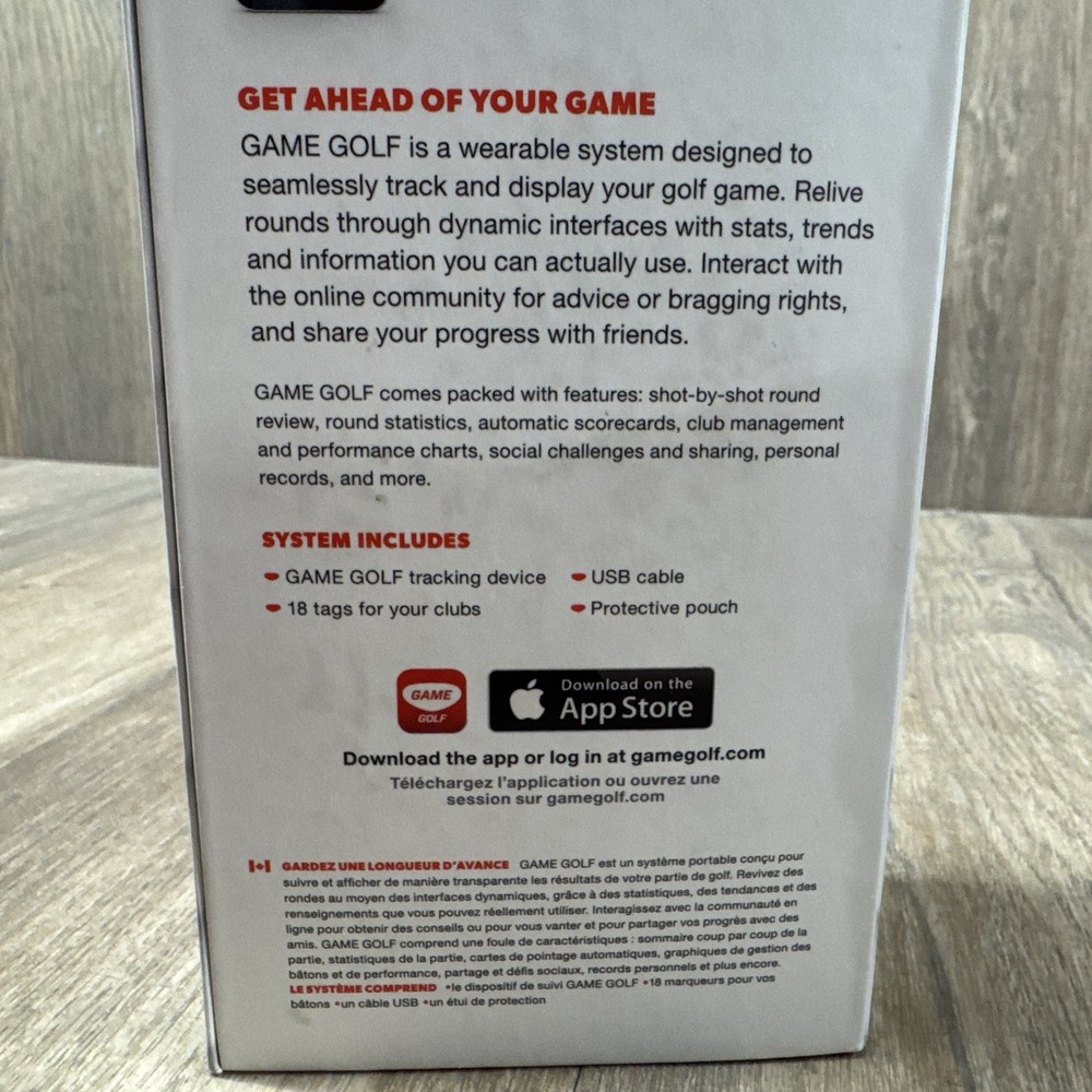Game Golf Live GPS Shot Digital Tracking System BlueTooth Enabled Tracker