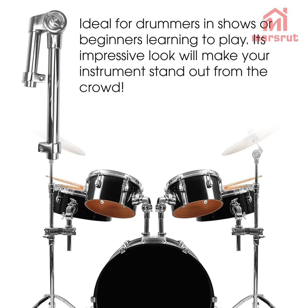 Single Tom Stand Mount Holder Percussion Clamp: Bass Drum Mounting Bracket - ...