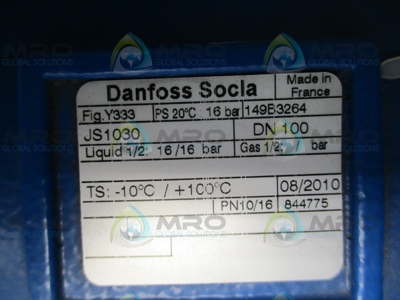 DANFOSS SOCLA 149B3264 Y333 SCREEN FILTER 4" NSNP