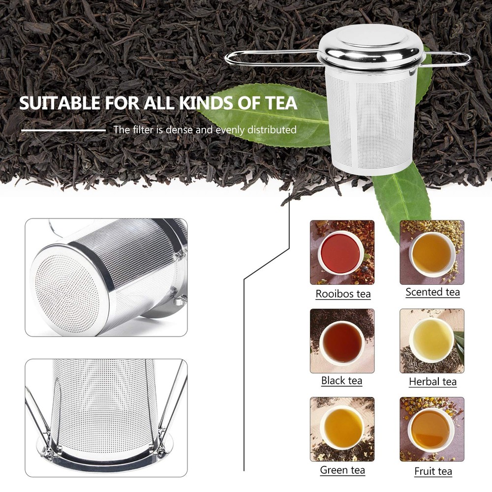 Tea Infuser,Stainless Steel Tea Steeper Fine Mesh , Large Capacity Tea Strain...