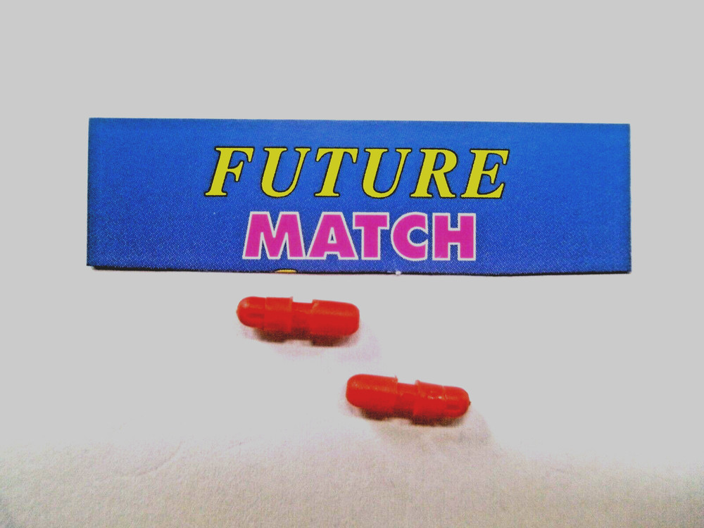 FUTURE MATCH  POLE ELASTIC CONNECTORS MICRO SIZE 1-3 RED - Pack of x 2