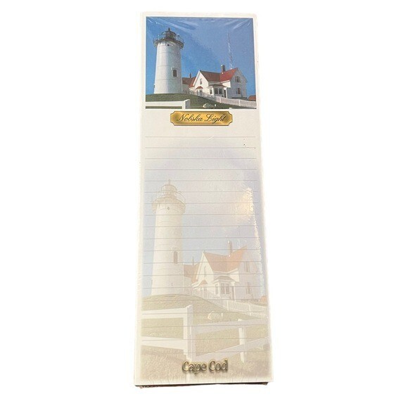 Magnetic Notepad Nobska Lighthouse Cape Cod 50 Sheets South Cape District Inc