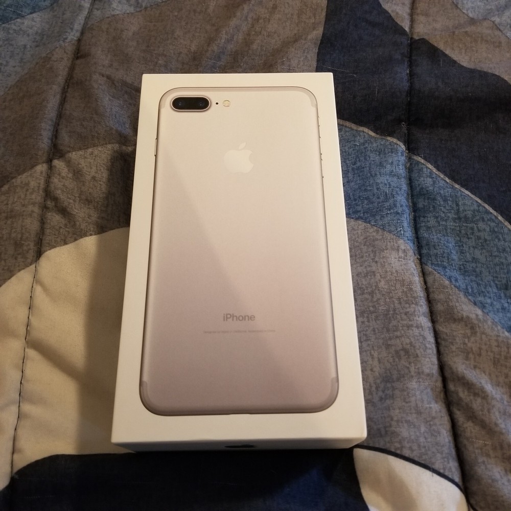 iPhone 7 Plus box only (iPhone Not Included) silver