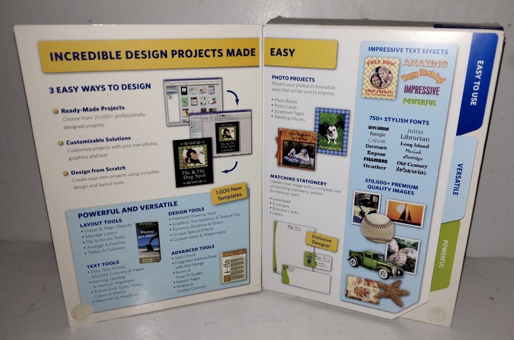 The Print Shop Deluxe Version 23 for Windows IMAGE And Install/Program Disc