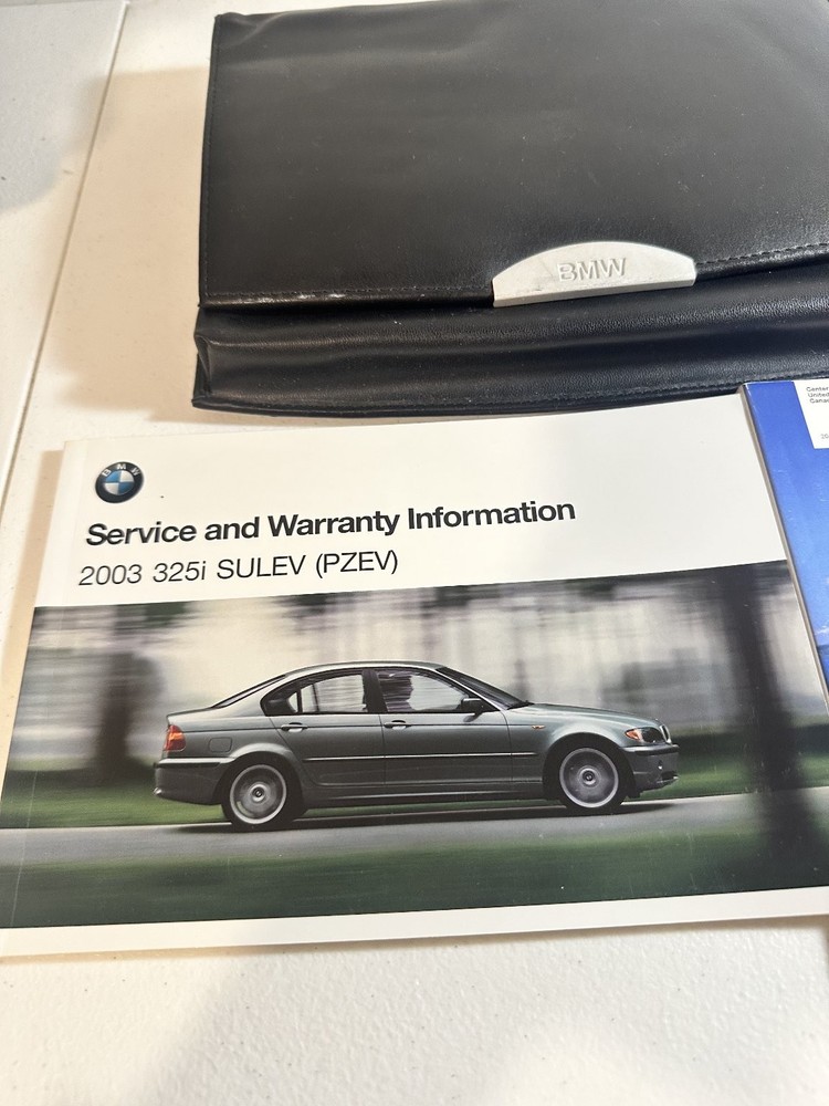 2003 BMW 325i Owner's Manual Set