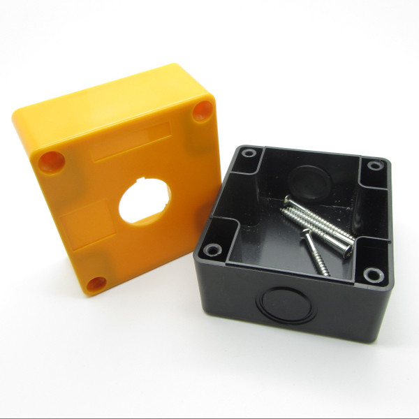 Power Emergency Stop Red Push Button Switch NO NC Latching with Waterproof Box