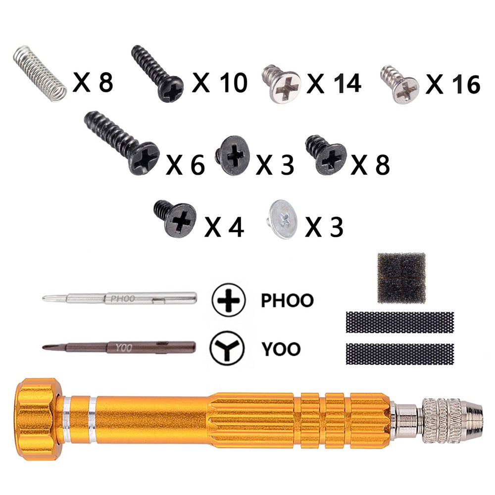 Replacement Console Back Plate & Joycon Housing with Buttons for Nintendo Switch