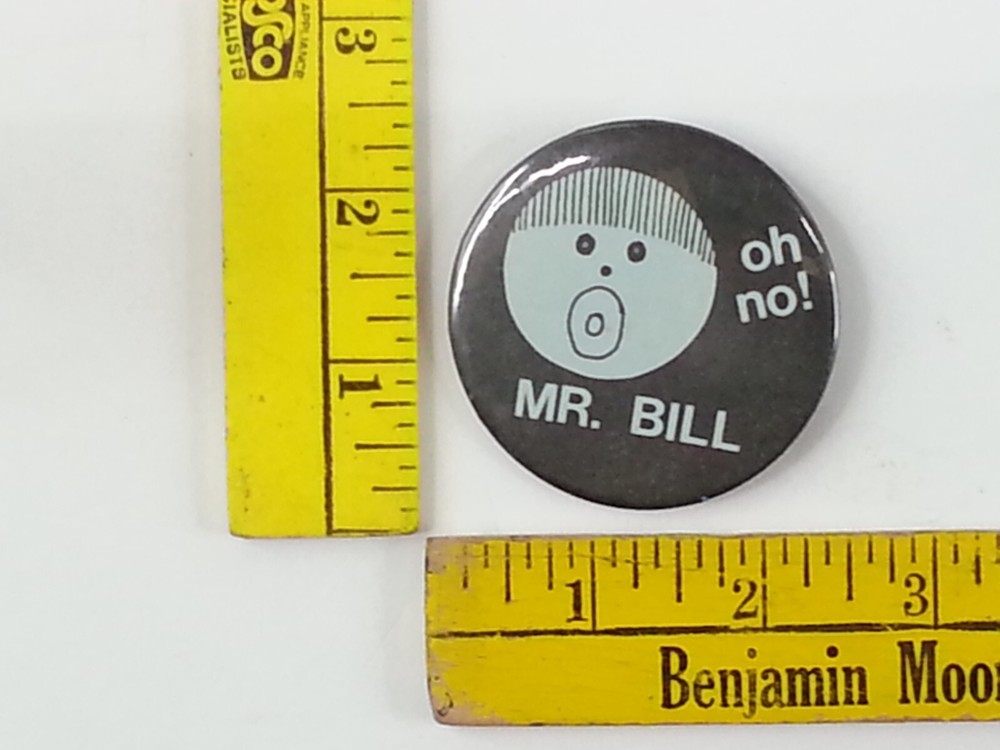 1980’s Vintage Mr Bill Button Oh No