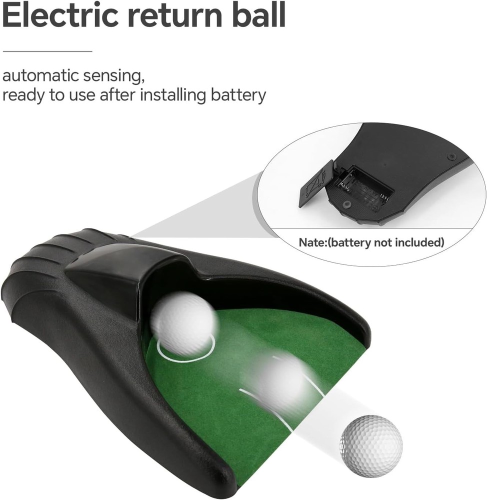 Golf Automatic Putting Cup, Return Putting Machine, Automatic Ball Returner, ...