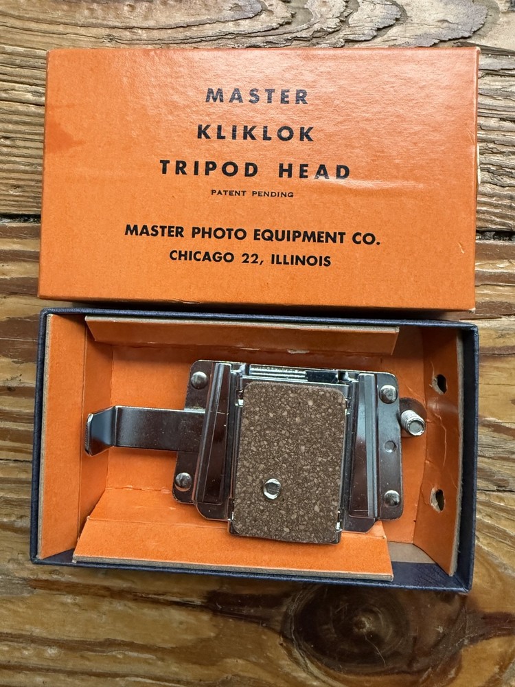 Vintage Master Kliklok Tripod Head