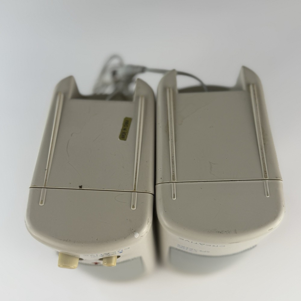 Creative CS100 Computer Speakers - No Power Adapter - Tested