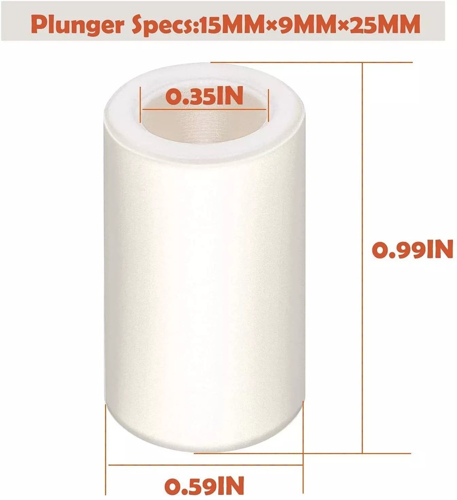 3pcs General Pump Piston Replace Ceramic 15mm for TP Pumps Replacement 51040009