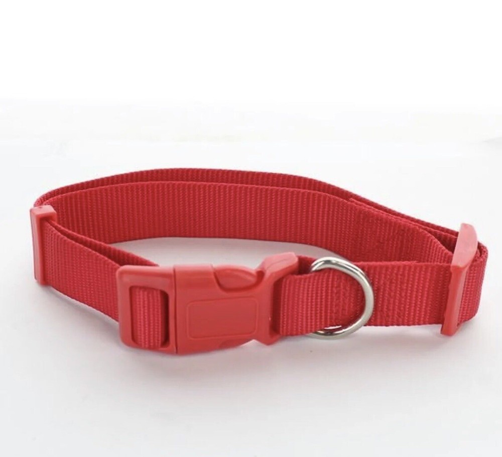Medium/Large-Sized Pet Adjustable Collar,14”-20”,Red