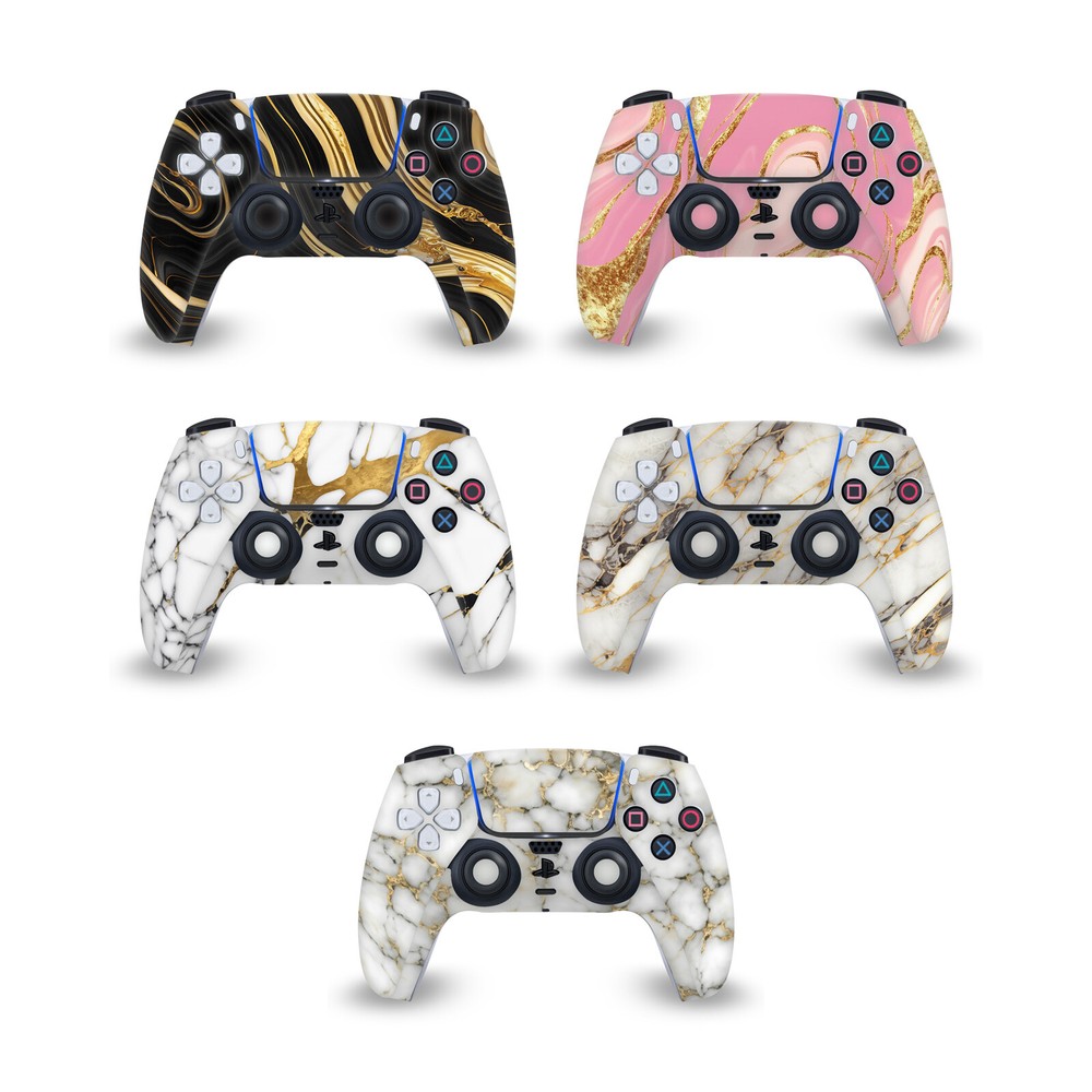 HEAD CASE DESIGNS MARBLE VINYL SKIN DECAL FOR PS5 SONY DUALSENSE CONTROLLER