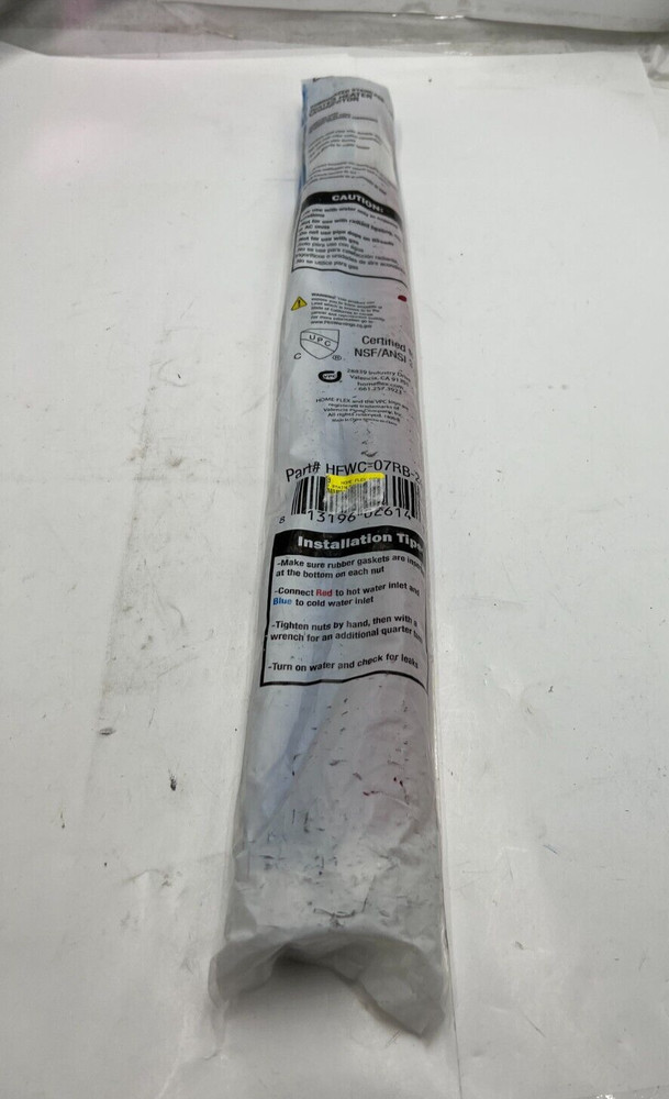 PACK OF 2 Home Flex 3/4" FIP x 3/4" FIP 24" Water Heater Connector HFWC-07RB-24
